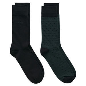 GANT 2-Pack Dot & Solid Socks